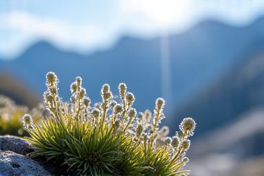 High altitude growing conditions with intense sun and frost